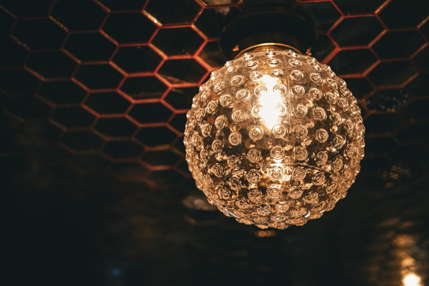 Light detail at the venue