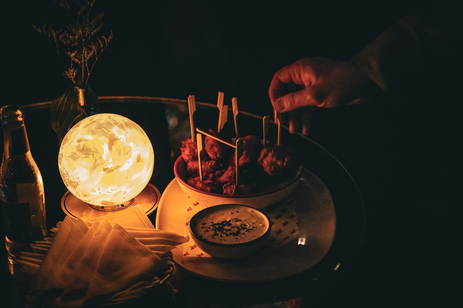 Plating up at a London launch