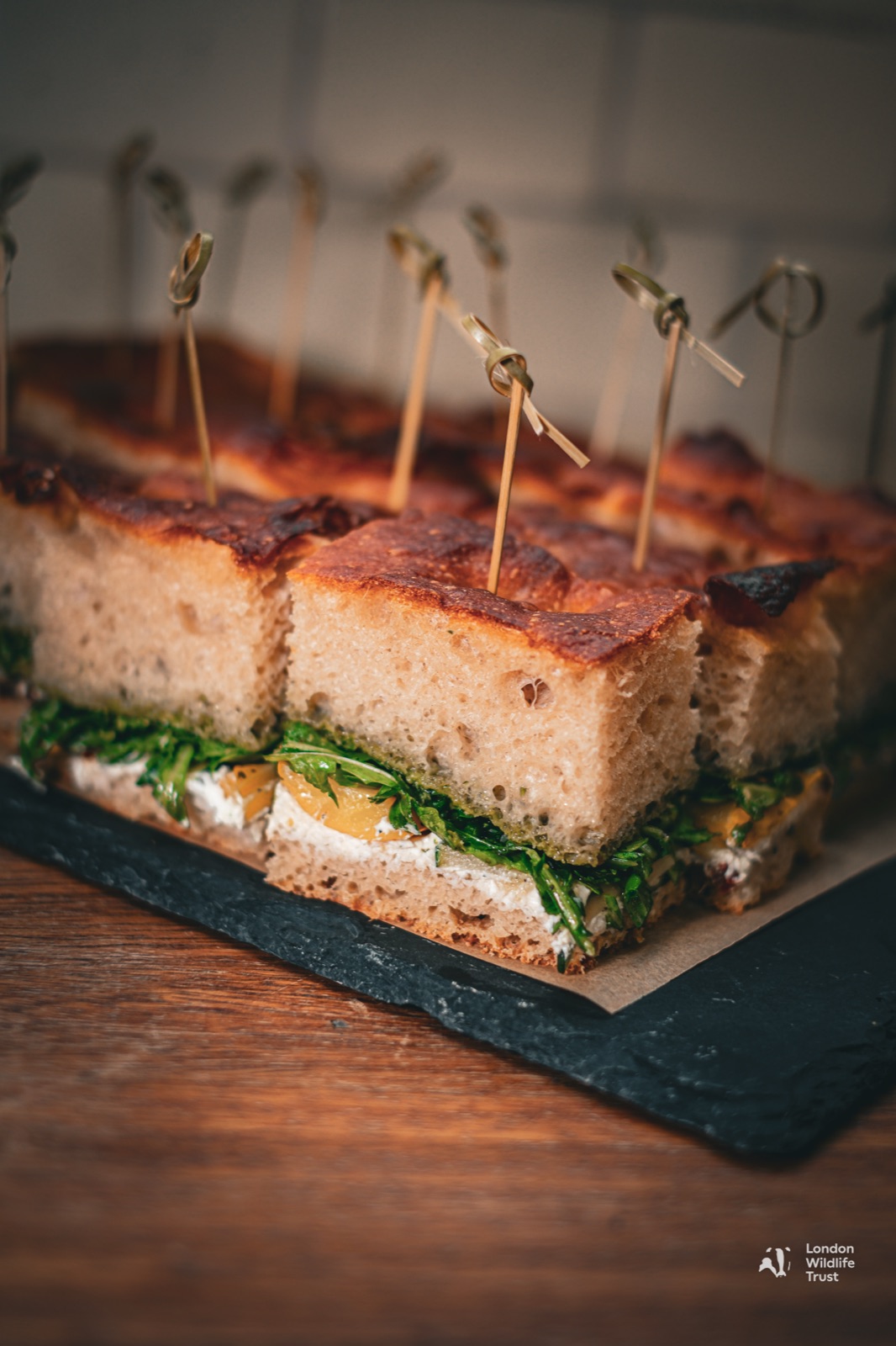 Event catering close up